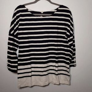 J crew Striped long sleeve tshirt sz small